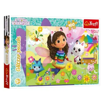Puzzle me dizajn Gabby's Doll me xixa (100 copë) - Trefl