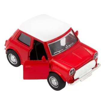 Makinë Mini Cooper e kuqe miniaturë 1:36