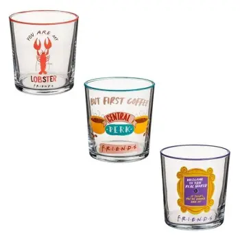 Set gota uji qelqi të shkurtra "Friends" 380ml - 3 copë