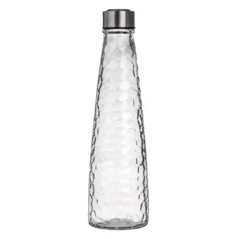 Shishe uji qelqi, me dizajn me kapak metalik hermetik 0.7L