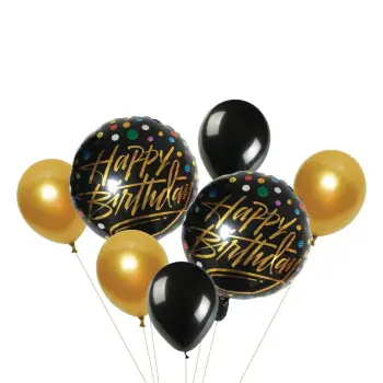 Tullumbace Happy Birthday Zezë Gold 7 Copë
