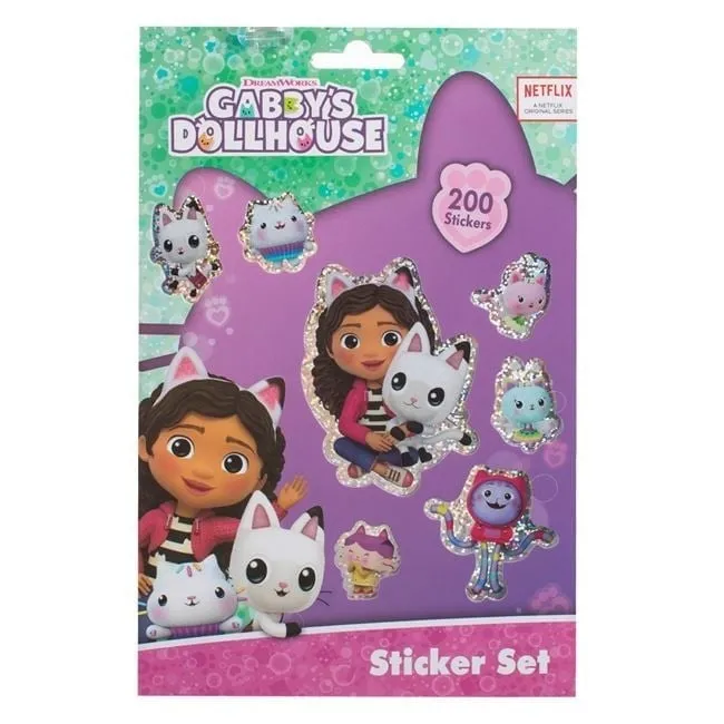 Set stickers me Gabby's Dollhouse 200 copë - 4 copë - 1