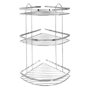 Raft banjoje metalike me 3 kate 23x23x47cm