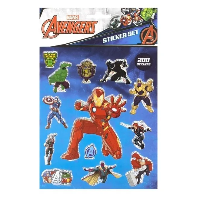 Set me stickers me Avengers 200 copë - 4 copë - 1