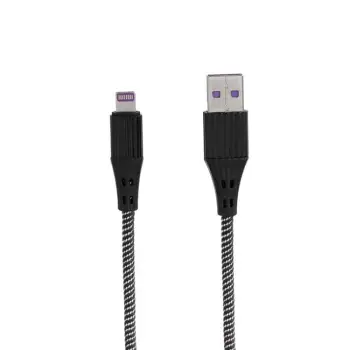 Fishë USB për iPhone për karrikim dhe transferim të të dhënave - 8Pin 2.4A 1m