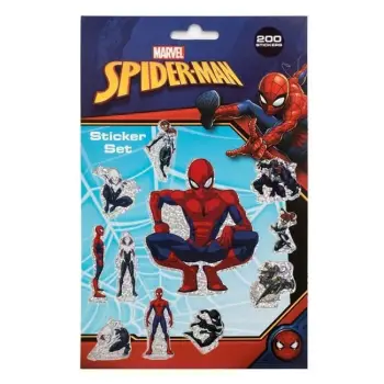 Set me stickers me Spiderman 200 copë - 4 copë