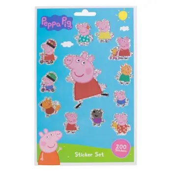 Set me stickera me Peppa Pig 200 copë - 4 copë