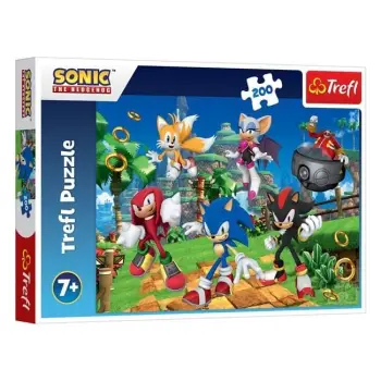 Puzzle për fëmijë me Sonic (200 copë) - Trefl