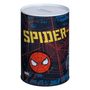 Arkë kursimi metalike me dizajn Spiderman 15x10 cm