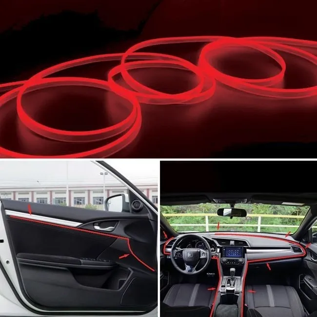 Shirit LED me USB neon I kuq 2m - 1