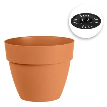 Vazo lulesh plastike ngjyrë kafe Ø35x29.5cm - 19.5L