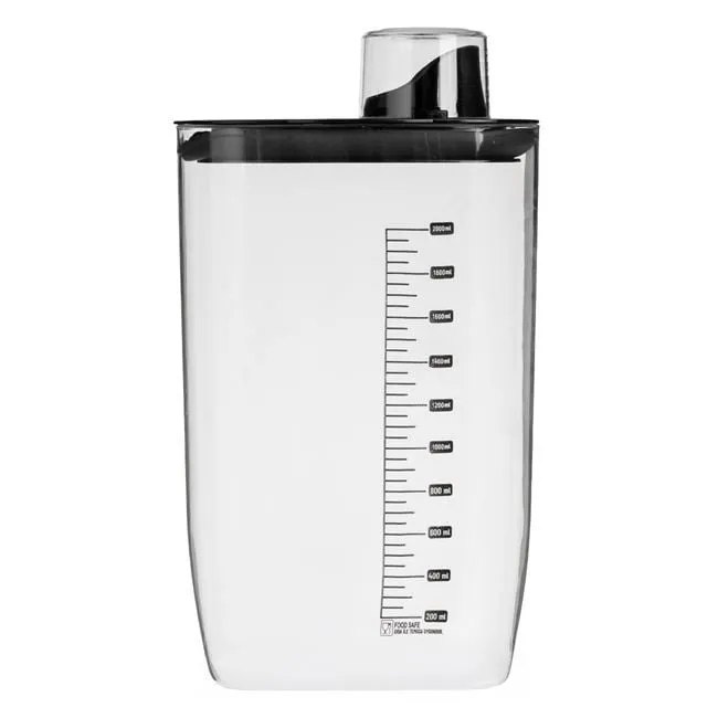 Enë transparente gotë dhe njësi matëse 2.1 L - 1