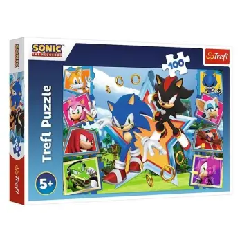 Puzzle me Sonic dhe heronj (100 copë) - Trefl