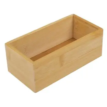 Kuti organizimi bambuje e hapur 15x7.5X5.5cm