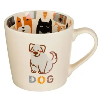 Filxhan bezhë me dizajn qenusha "Dog" 420ml