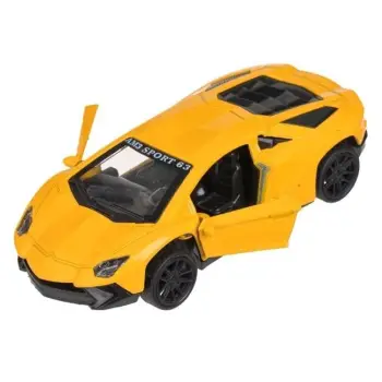 Makinë e verdhë me dy vende me dyer që hapen 1:43