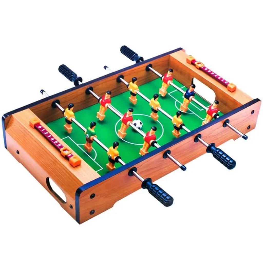Lojë tavoline, futboll prej druri 50x31x10cm - 1