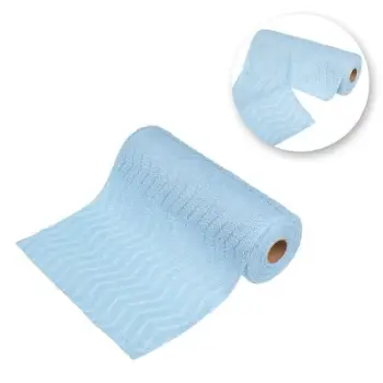 Peceta mikrofibre blu në rul 22.5x22.5cm - 30 copë