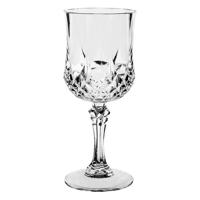 Gotë plastike për verë transparente me dizajn modern 225 ml - 1
