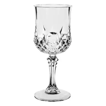 Gotë plastike për verë transparente me dizajn modern 225 ml