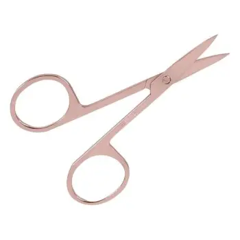 Gërshërë për thonj metalike njgyrë rose gold 9 cm