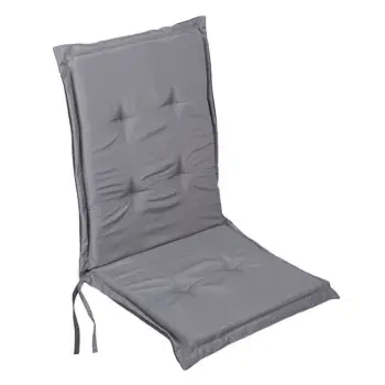Jastëk për karrige gri me dy pjesë kundra ujit 86x38cm