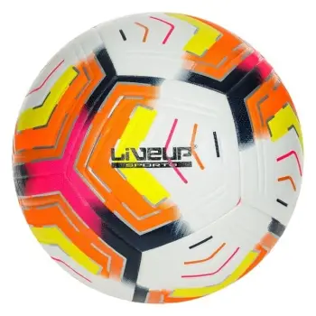 Top futbolli i bardhë portokalli "Liveup" nr5