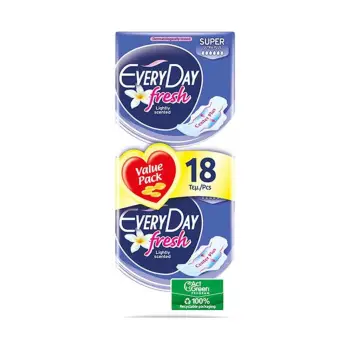 Vata Higjien Every Day Fesh Super 18 Cop