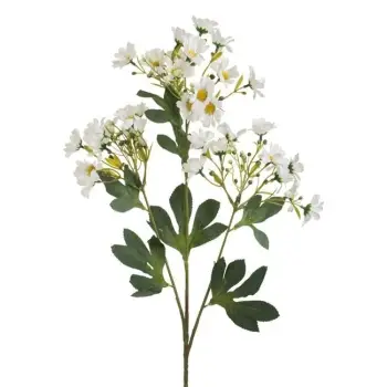 Lule dekorative e bardhë me kërcell të gjatë 84cm