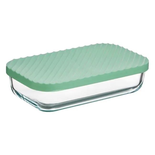 Tas qelqi drejtkëndësh me kapak ngjyrë mente 650 ml - 1