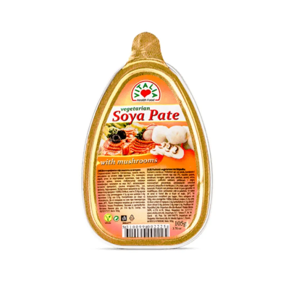 Pashtetë soje me këpurdha Vitalia 105gr - 1