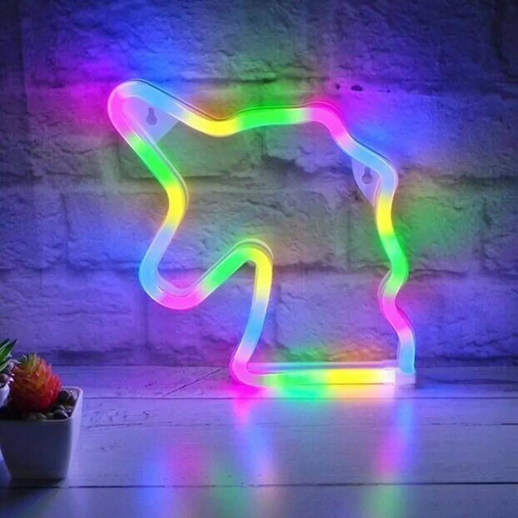 Drite neoni forme unicorn me usb 22x22cm - 1