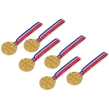 Medalje ari plastike 6 copë.