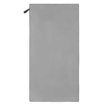 Peshqir palestre mikrofibre gri me tharje të shpejtë 150x75cm