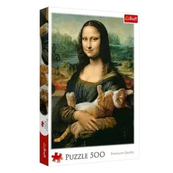Puzzle me Mona Lisa me mace (500 copë) - Trefl
