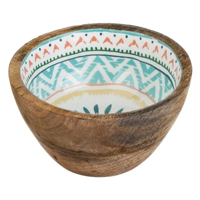 Tas servirjeje druri shumëngjyrësh Ø13x7cm - 1
