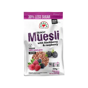 Muesli manaferrë&mjedër Vitalia 320gr