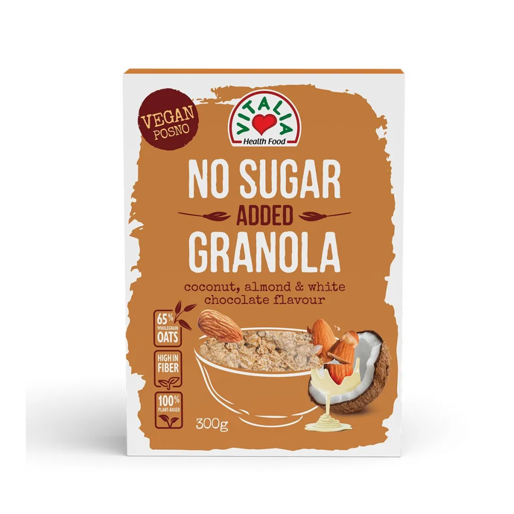 Muesli çoko. e bardhë&kokos Vitalia300gr - 1