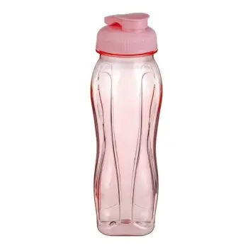 Shishe uji sportive plastike transparente rozë - 750ml