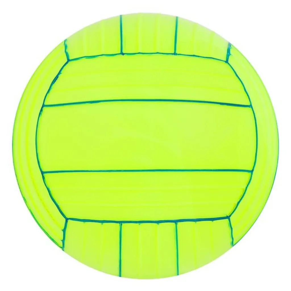 Top volejbolli plazhi fluo i verdhe plastik 23cm - 1