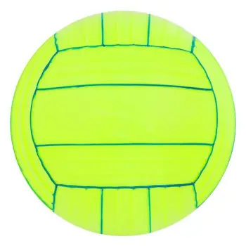Top volejbolli plazhi fluo i verdhe plastik 23cm
