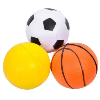Topa plastikë kundër stresit 6cm - 3 copë.