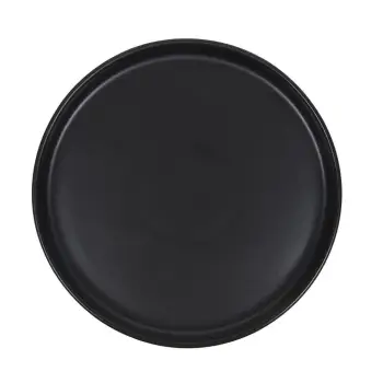 Pjate servirje frutash prej qeramike e zezë, model "Nordik", diametër 19 cm