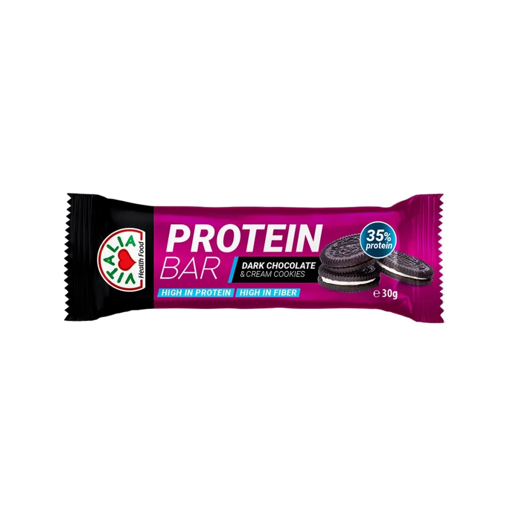 Proteinë bar çoko e zezë Vitalia 30gr - 1