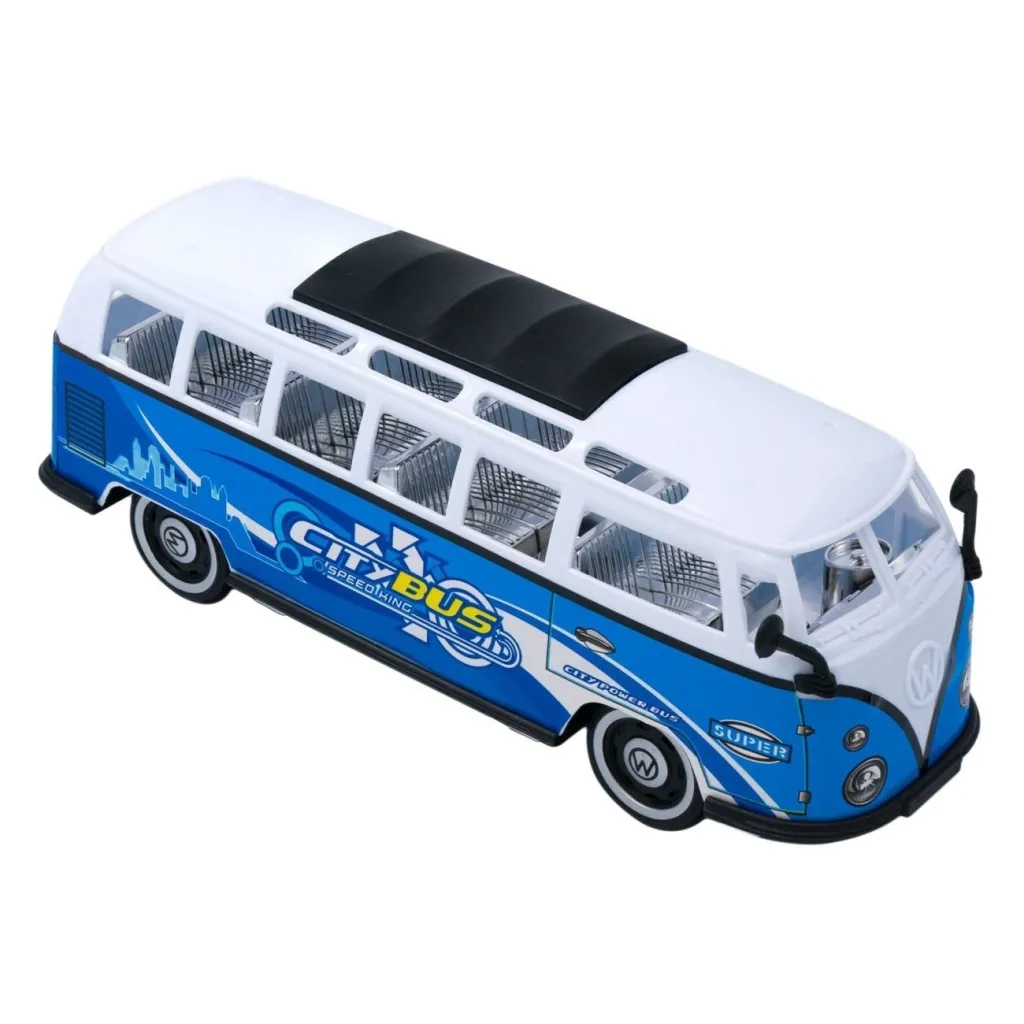 Autobusi i qytetit të fërkimit blu e bardhë - 1