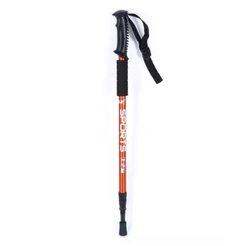 Shkop për ecje portokalli, e zezë 135cm