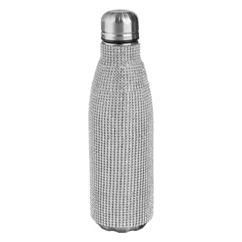 Termos izotermik çelik inox ngjyrë argjendi me gura 500ml