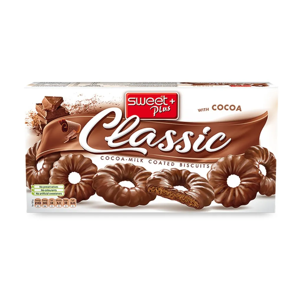 Biskota me kakao Classic SweetPlus 170gr - 1
