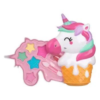 Set grimi për fëmijë Cupcake Unicorn me rimel dhe buzëkuq 9x2x14cm