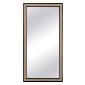 Pasqyrë muri me kornizë të zezë dhe gjatësi të plotë 60x120cm